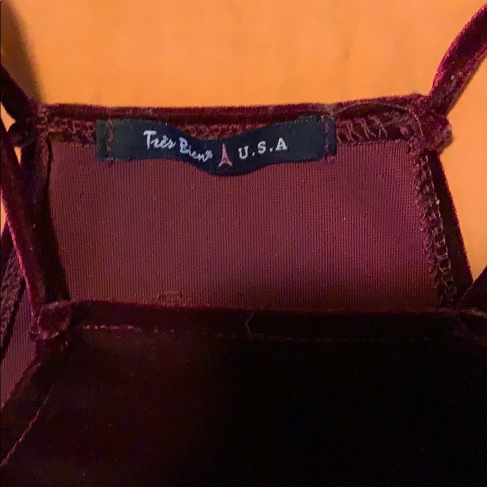 Velvet top - Picture 2 of 3